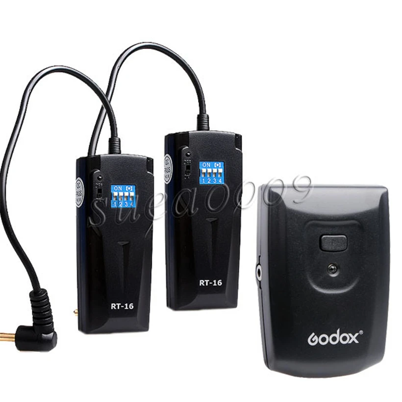

GODOX Wireless Studio Photo Flash Trigger RT-16 For Canon Nikon + 2 * Receiver Set For Canon Nikon SLR Camera