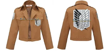 

Attack on Titan Shingeki no Kyojin Jacket for Eren Ackerman Levi Armin Coat Cosplay costume scouting legion jacket