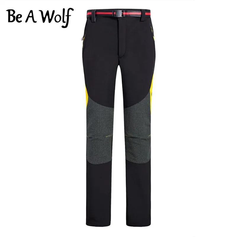 Ser un lobo senderismo acampar al aire libre pesca esquí caza ropa deporte ciclismo Trekking Softshell invierno hombres mujeres pantalón de esquí