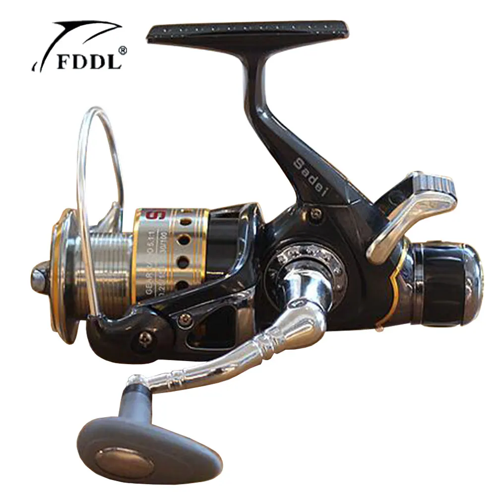 

Free Shipping New 3000 Series Rear/Front Brake System 8+1 Ball Bearing Spinning Reel Drag Fishing Wheel + Spare Spool