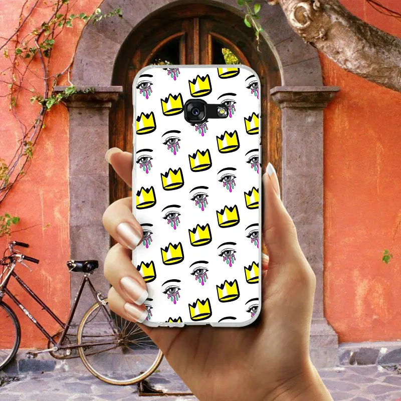 Для Samsung Galaxy S2 S3 S4 S5 Mini S6 S7 S8 S9 S10 Lite Edge Plus Note 4 5 8 9 чехлы для телефонов Life Paint Skull Digital Red