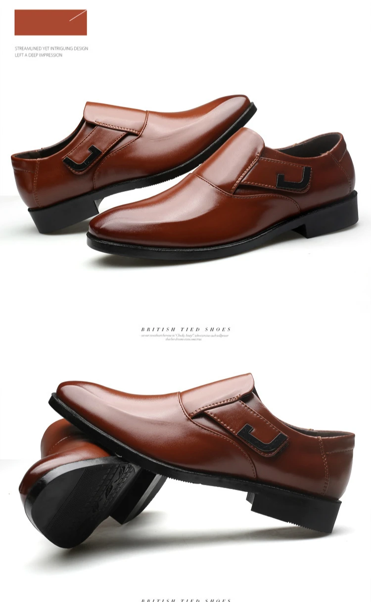 AlexBu Мужская обувь Кожа Классическая модельная обувь Для мужчин обуви острый носок слипоны из мягкой кожи Высокое качество Новые Модные официальные повседневные ботинки