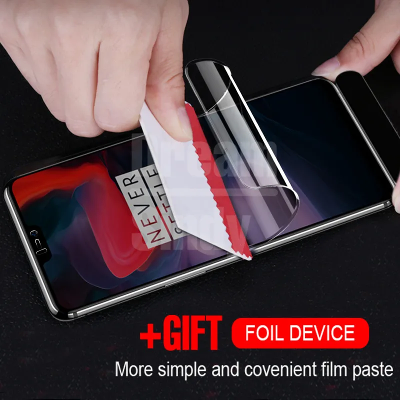 

Ultra-thin Soft Hydrogel Film For Oneplus 5 5T 6 Full Cover Screen Protector Film For Oneplus 6 5T 5 Protective Film (Not Glass)