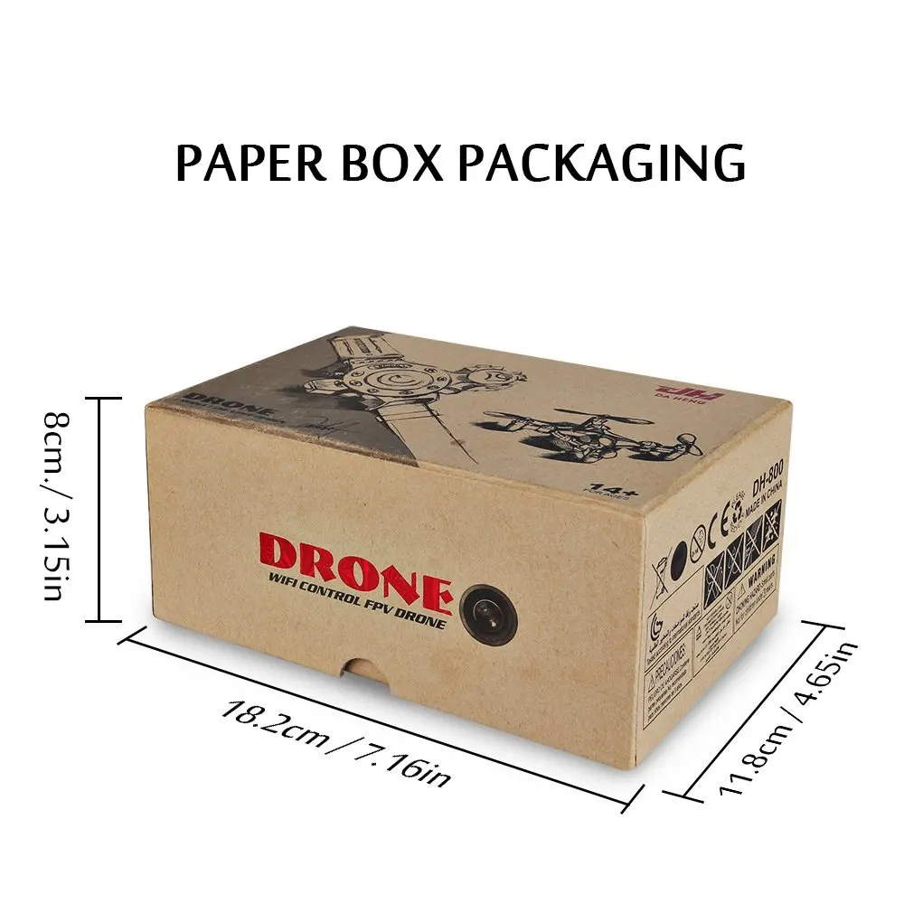 2019 Brand New RC Drone Mini Foldable Mode Quadcopter 4 Channel Gyro Aircraft with Watch Type Remote Controller