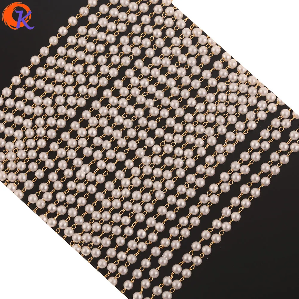 

Cordial Design 5M/Lot Jewelry Accessories/Chain/Genuine Gold Plating/Imitation Pearl/DIY Making/Hand Made/Earrngs Findings