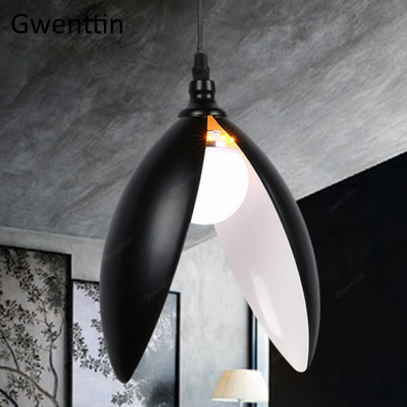 

Sea Shell Pendant Light Loft Home Art Decor Hanging Lamp Dining Room Restaurant Hanglamp Led Light Fixtures Luminaire Suspension