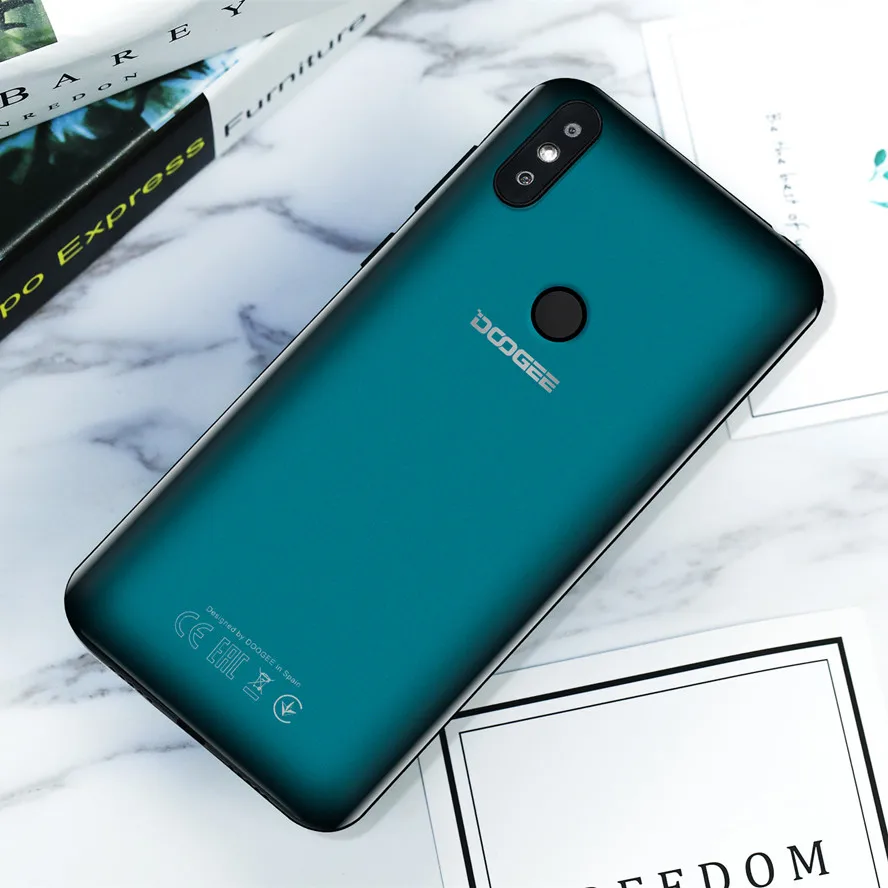 Doogee Y8 Android 9,0 экран капли воды смартфон градиент задняя крышка 19:9 6," HD 3+ 32 ГБ 3400 мАч 8.0MP+ 5MP 4G LET мобильные телефоны