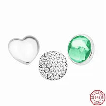 925 стерлингового серебра может капельница миниатюрные бусины DIY Fit Pandora подвешиваемый кулон ожерелья подвески или браслеты 3 шт./партия FLS009-5