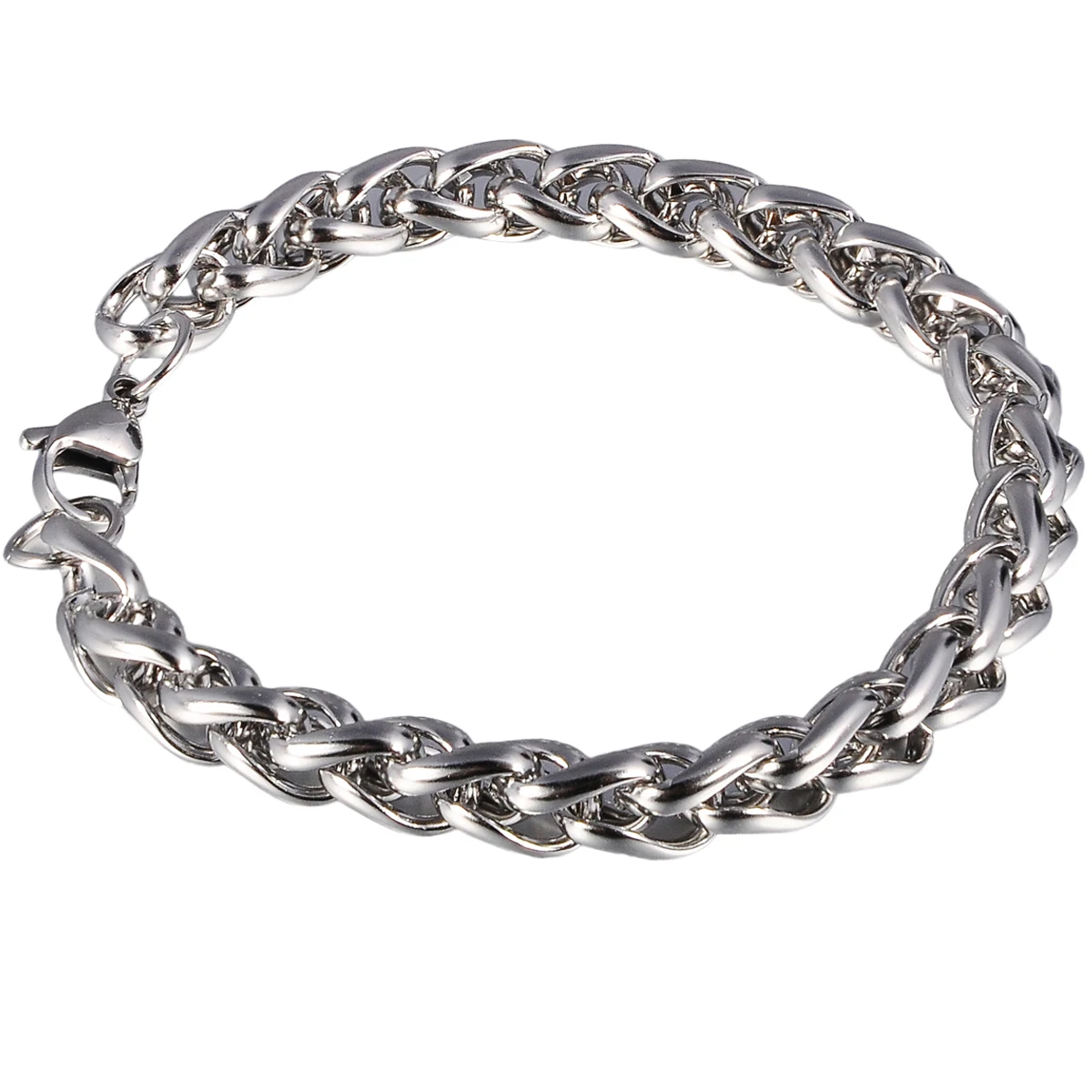 

LASPERAL 1PC Stainless SteelBracelets With Dragon Bone Pattern Chains Simpel Style Bracelet For Men Punk Rock Bracelets Jewelry