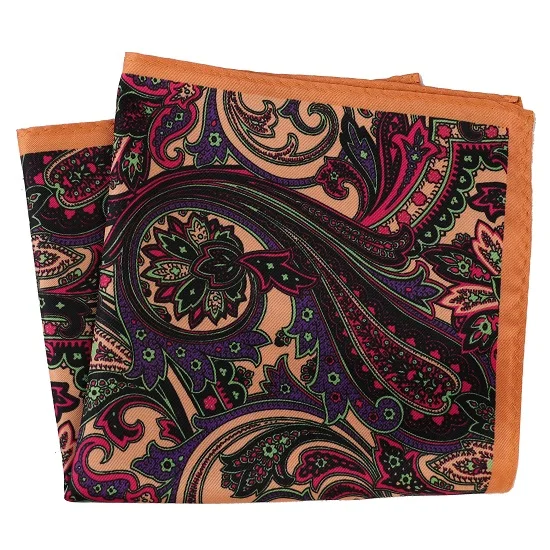 DPH011 Pocket Square Портной Смит 30x30 см Карманный квадратный Пейсли Карманный квадратный модный мужской платок цветочный полосатый платок Карманный мужской - Цвет: DPH011 Pocket Square