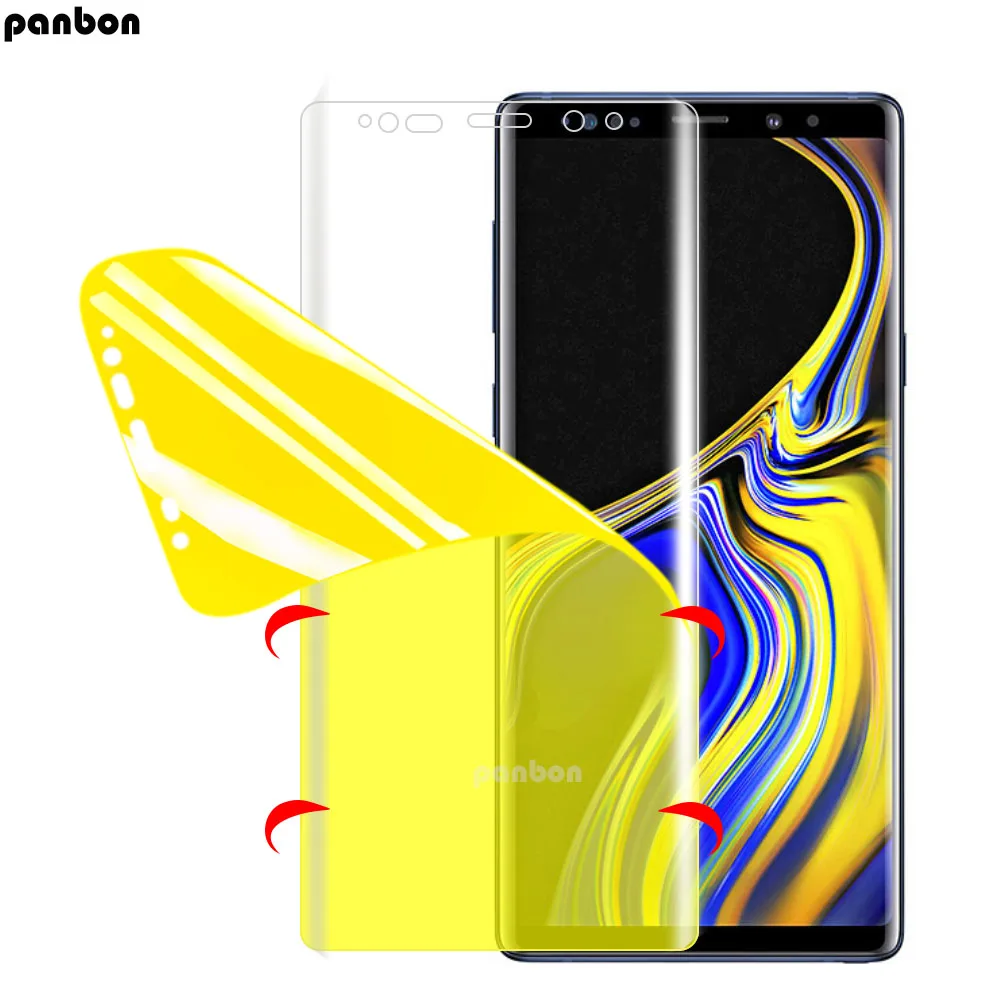 

Hydrogel for Samsung galaxy Note 7 FE 8 9 5 edge N9150 Full Coverage Front Screen Guard Self-healing Nano Protective Film