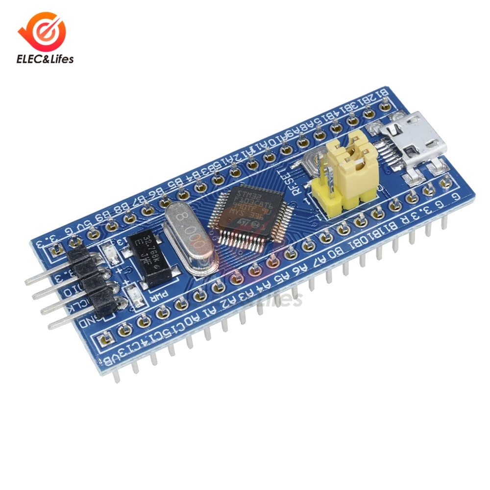 5 шт STM32F103C8T6 ввода/вывода IO ARM STM32 Минимальная Системы развитию Модуль SMT 32 Cortex-M3 SWD Мини USB Board