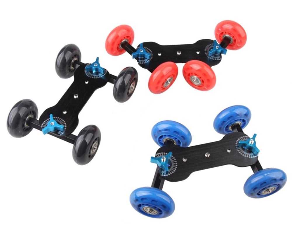 

Mini desktop camera rail car table dolly video slider track for d5100 d7000 d7100 60d 5dii 5diii 7d DSLR accessories