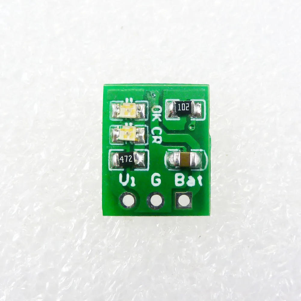 

DD08CRMB 1A Ultra-small Li-ion Rechargeable Battery Charger Module ME4056 instead TP4056 for 18650 breadboard power bank