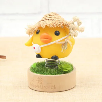 

Car Decoration Little Fat Bird Shaking Toy Auto Interior Dashboard Ornament Cute Bobble Straw Doll Accessories Fashion Gifts