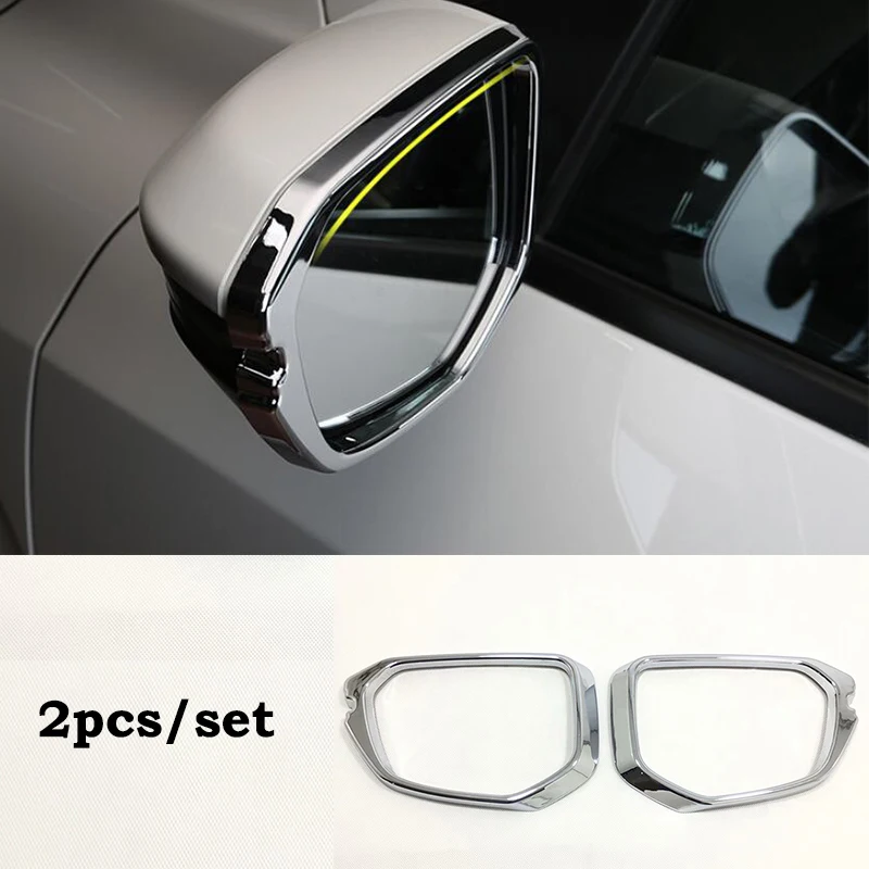 

For Honda Civic 10th 2016-2019 Car rearview mirror frame Cover Protector Accessories 2pcs