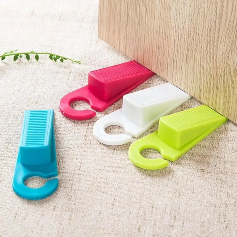 

2PCS Hanging Rubber Door Stoppers With Hook Wedge Safety Protector Stopper Block Door Stoppers for Home Office Room Hotel