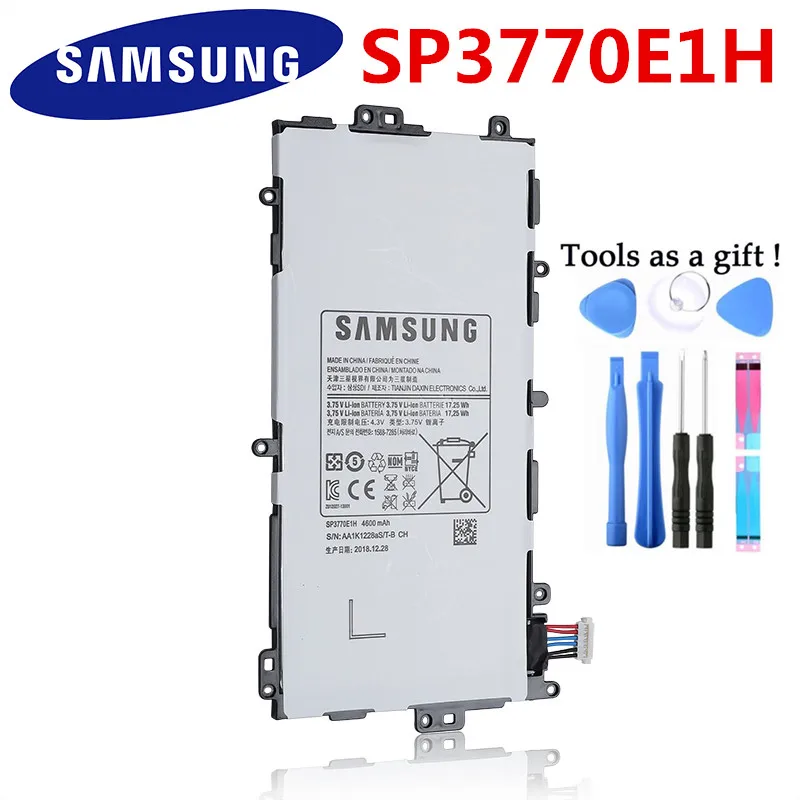 

SAMSUNG Original Replacement Battery SP3770E1H For Samsung GALAXY Note 8.0 N5100 N5110 N5120 Authentic Tablet Battery 4600mA