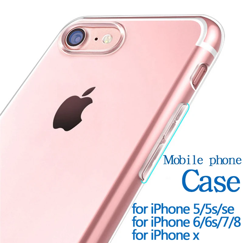 5cps ТПУ чехол для iphone 7 6s 6 8 plus x 5 5s se мобильного телефона Прозрачная Тонкая и