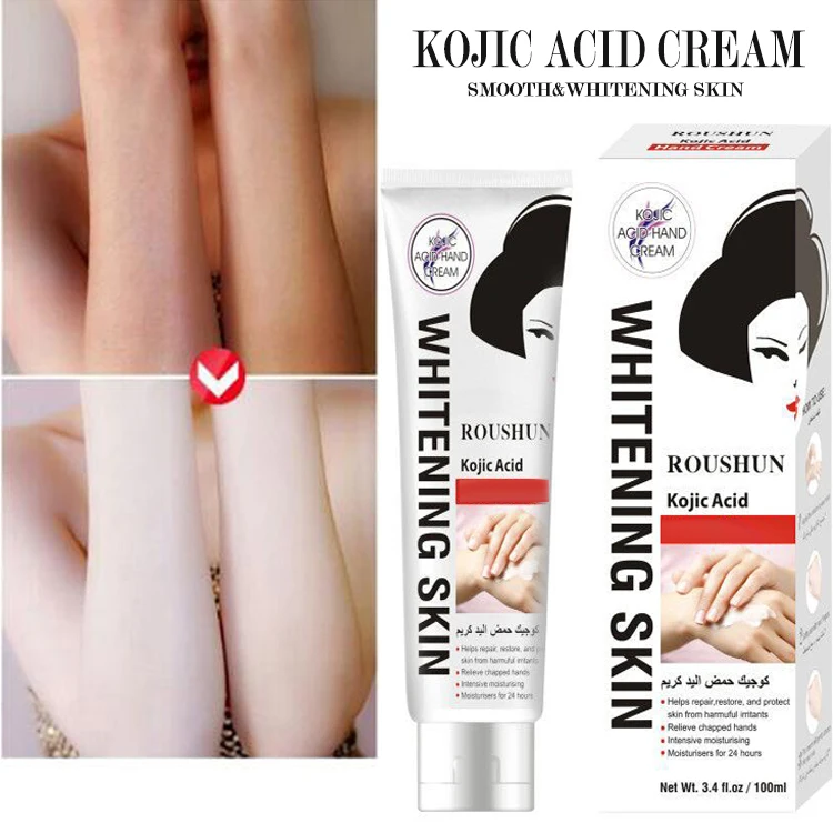 Отбеливающий отбеливающий крем Kojic для тела лосьон увлажняющий глубокой моркови
