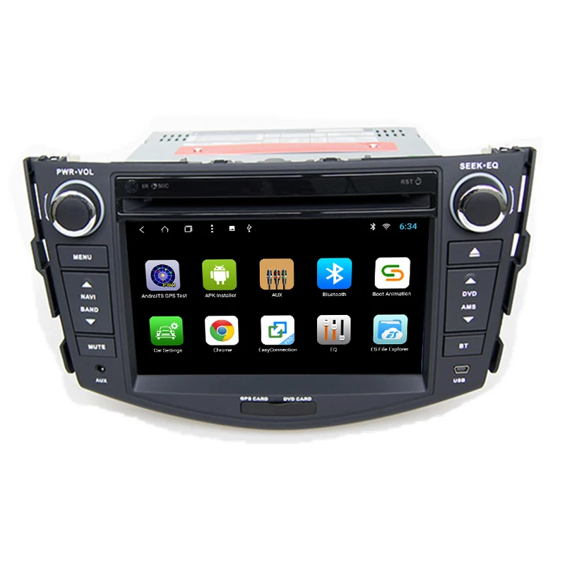 2 Din Android 8 1 стерео для Toyota RAV4 2010 2011 2012 Центральный Мультимедиа с AUX Bluetooth сзади