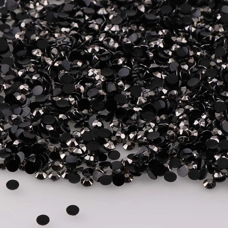 الهيماتيت Gray10000pcs Flatback الراتنج الراين DIY الهاتف المحمول مسمار الفن ملصق 2 ملليمتر/3 ملليمتر/4 ملليمتر/ 5 ملليمتر