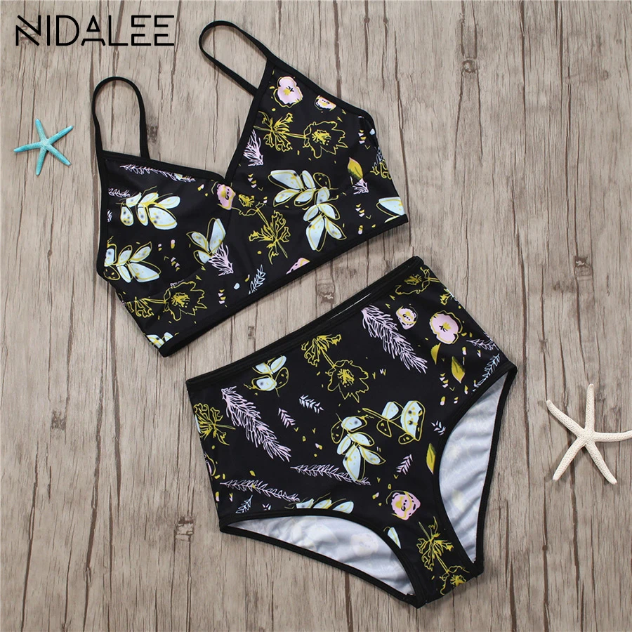 

High Waist Bikini 2018 Swimwear Women Bandage Brazilian Bikinis Set Push Up Swimsuit Beach Swimming Women Biquini Bathing Suits