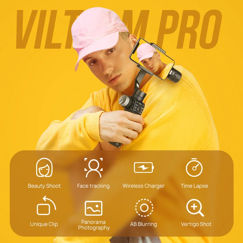 Freevision Vilta M Pro 3 осевой Ручной Стабилизатор для смартфона мобильного телефона iPhone