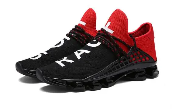 

High quality boy casual summer breathable mesh sneakers fashion black white lace basketball shoes men's footwear training shoes