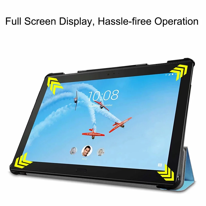 US $998.00 200Pcslot Ultra Slim Smart Shell Standing Cover with Auto WakeSleep For Lenovo Tab P10 101 TBX705F TBX705L Tablet