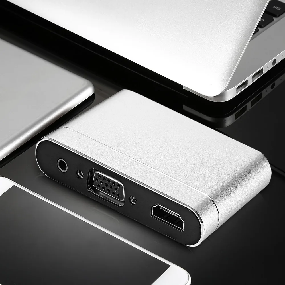 MiraScreen X6SE TV Stick 2 in 1 HD 1080P 60fps Video Converter Mini Display Port HDMI / VGA Adapter for iOS Android