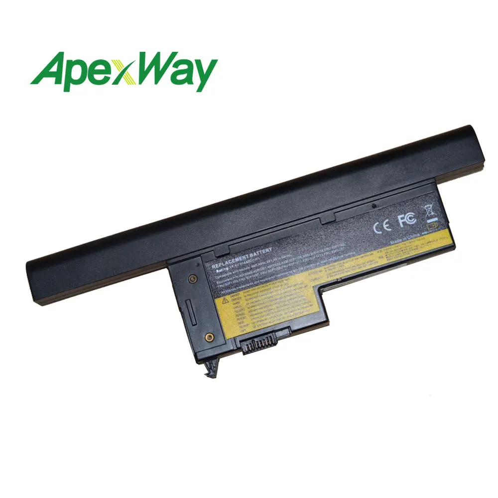 Apexway 4400 мАч 14 4 В Аккумулятор для ноутбука IBM 40Y7001 92P1174 ASM 92P1168 42T4630 FRU 92P1167 93P5029 ThinkPad X60