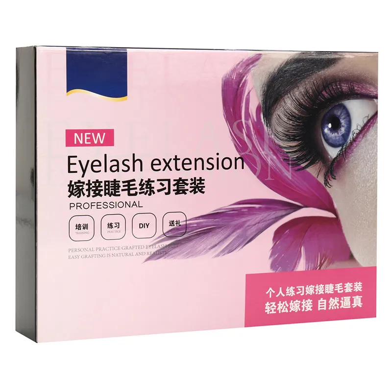 Отдельные Накладные ресницы инструмент для наращивания C Curl Lash Клей Пинцет Набор