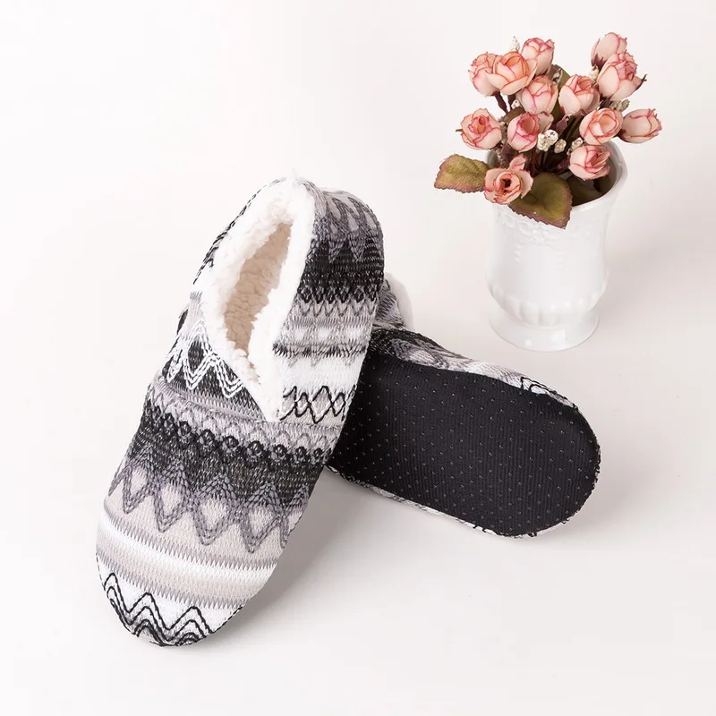 

LOOZYKIT Winter Indoor Slippers Home Slippers Bedroom 2019 Soft Bottom Thermal Warm Non-slip Adult Slippers sapato feminino