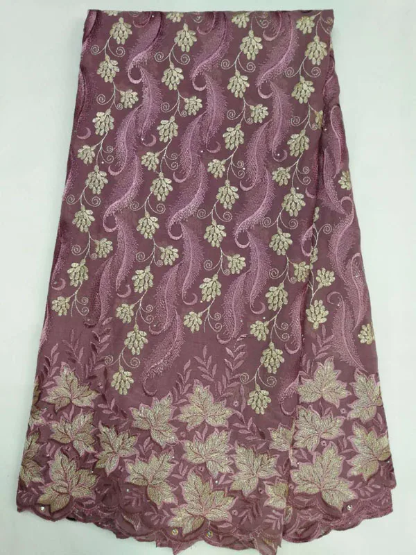 

Best selling Voile Lace Fabric African Lace Voile Material 100 Cotton Lace Fabric Nigerian Wedding Material BL345