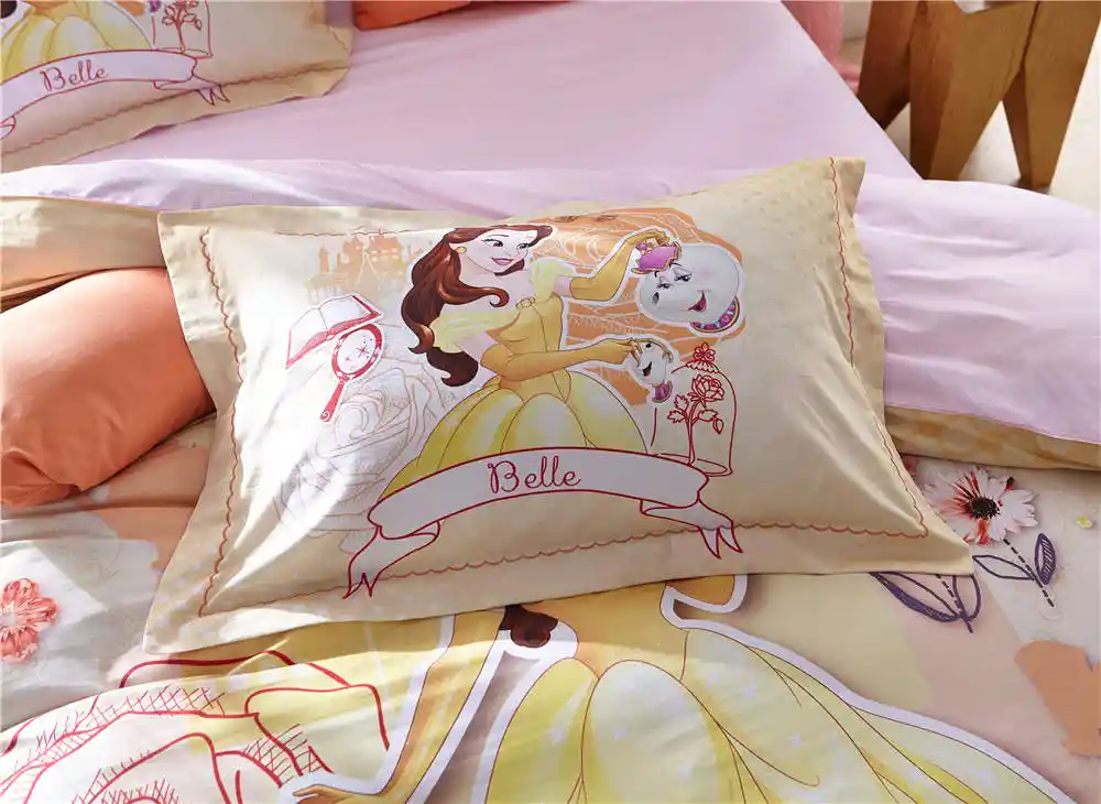 Beauty And The Beast Belle 3d Printed Bedding Sets For Girls Bedroom Decor Cotton Bedspreads Duvet Covers Twin Full Queen Size