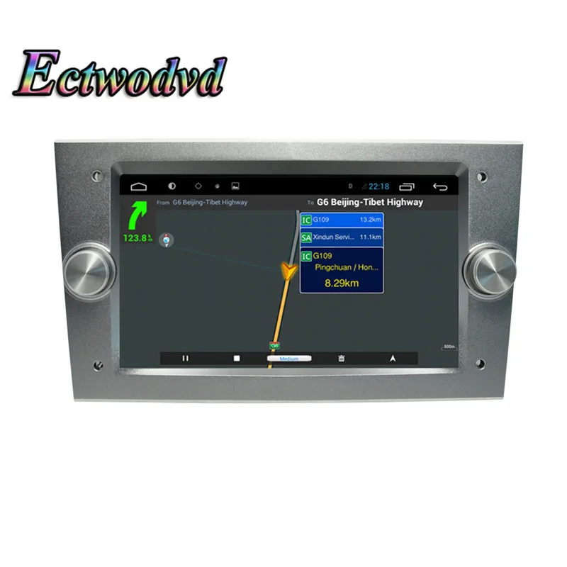 Perfect Ectwodvd Octa Core Android 8.1 Car DVD GPS Navigation Radio Stereo for Opel Meriva(06-2010)/Vivaro(2006-2010)/Zafira(2005-2011) 5