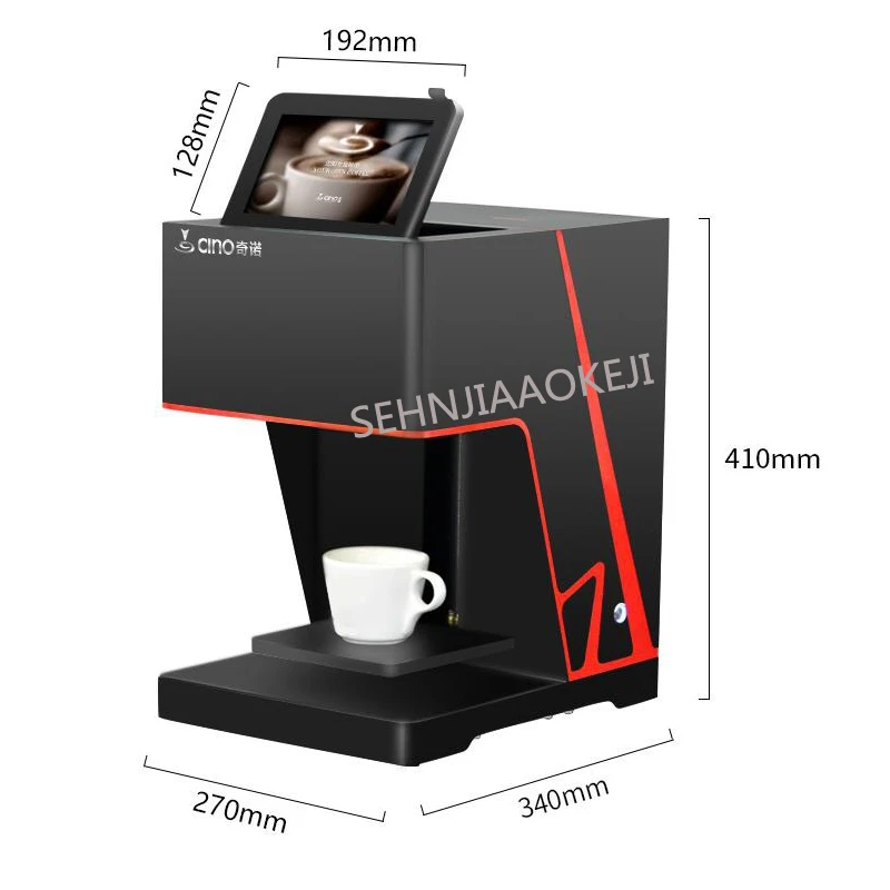  3D coffee printing machine Automatic touch screen milk tea coffee printing machine With WIFI connec