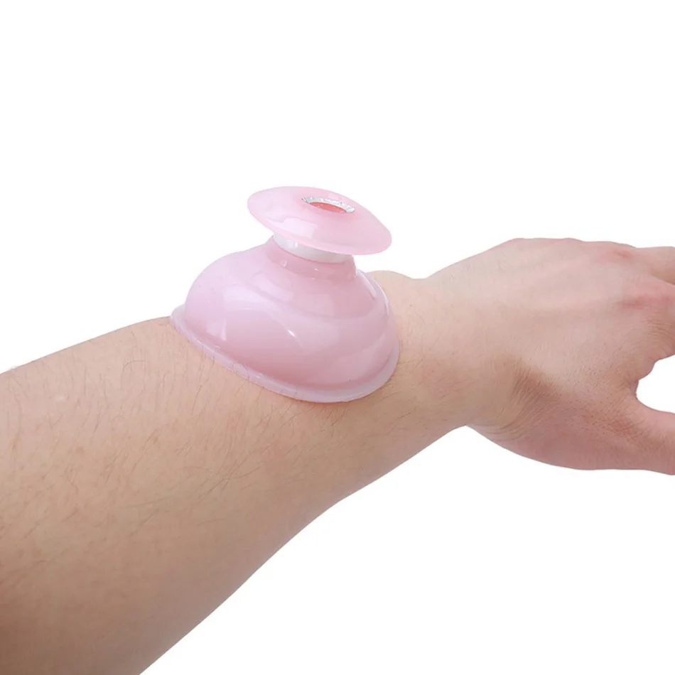 1pcs Large Family Body Helper Anti Cellulite Vacuum Silicone Cupping Cups fitness Tool Pink Color Fitness Accessories