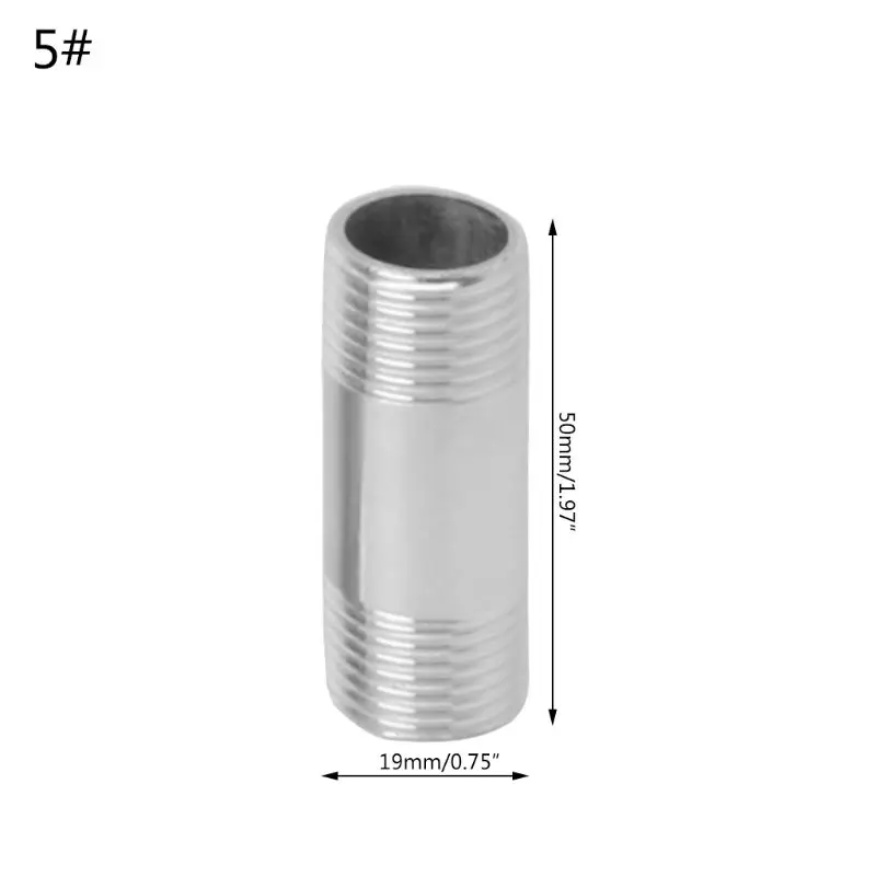 Tubo de extensión de varilla de ducha de acero inoxidable