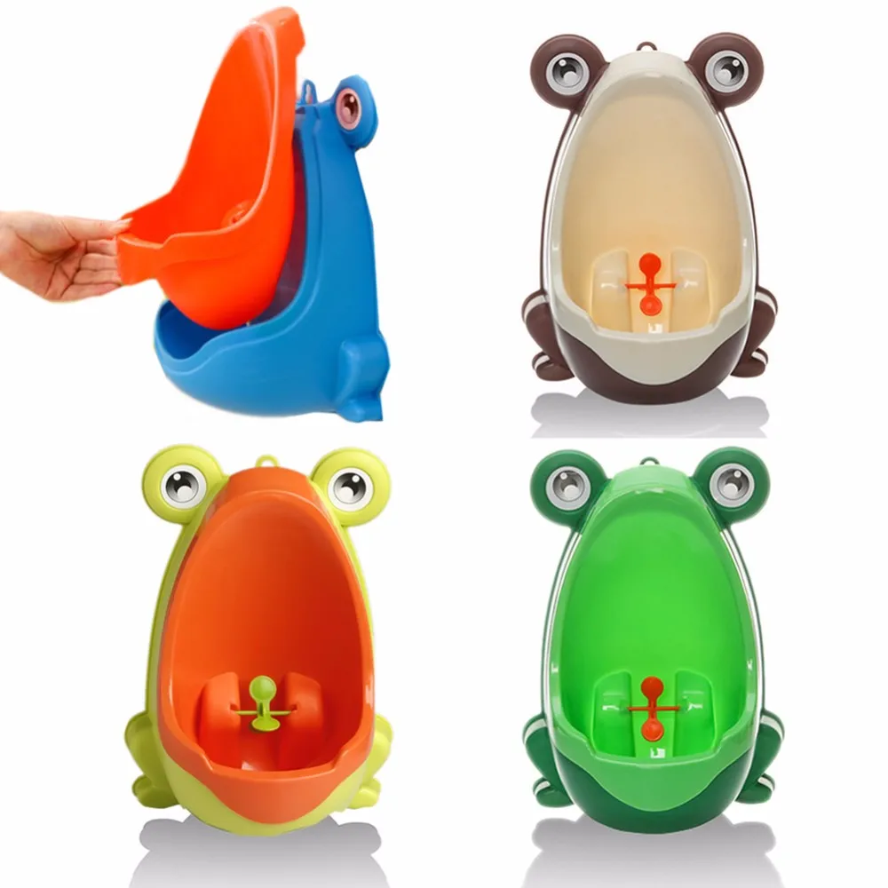 Лягушка пластик для маленьких мальчиков дети Пи горшок для туалета обучающий дети писсуар ванная комната
