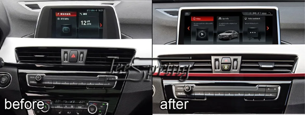 Best 10.25 inch Car GPS Audio Video Player for BMW X1 F48 Android 9.0 (2018 Original Car Screen EVO ID6) 4G Ram 32G Rom 6