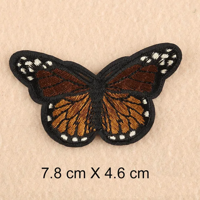 10pcs colorful butterfly embroidered patch iron on patch sewing