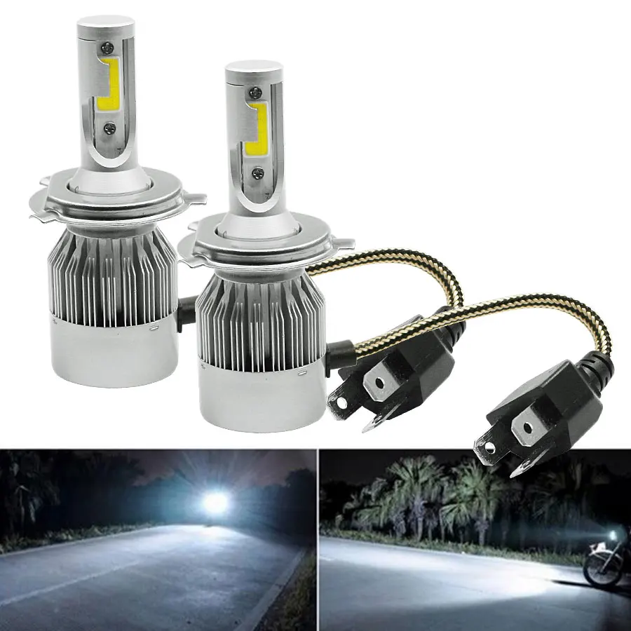 C6 Led H1 H3 H4 H7 9005 HB3 9006 H11 H13 9008 9003 9004 9007 Led Auto
