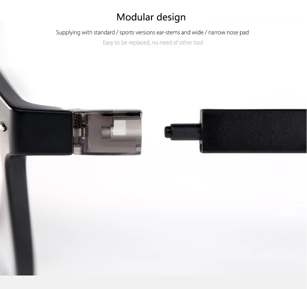  New Xiaomi ROIDMI W1 Anti-blue-rays Photochromic Protective Glass Ear-voice Detachable Eye Protecto