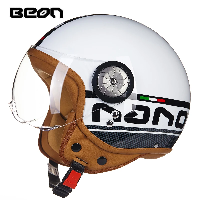 

Free shipping Motorcycle Vintage helmet Motorbike motorcross Jet Casco Capacete open face 3/4 half helmet MOMO helmet BEON B110