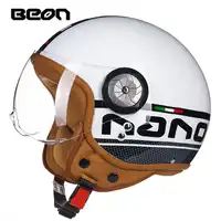 Free shipping Motorcycle Vintage helmet Motorbike motorcross Jet Casco Capacete open face 3/4 half helmet MOMO helmet BEON B110