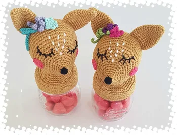 

crochet toys amigurumi child use fox bottle cap mode number LS0038