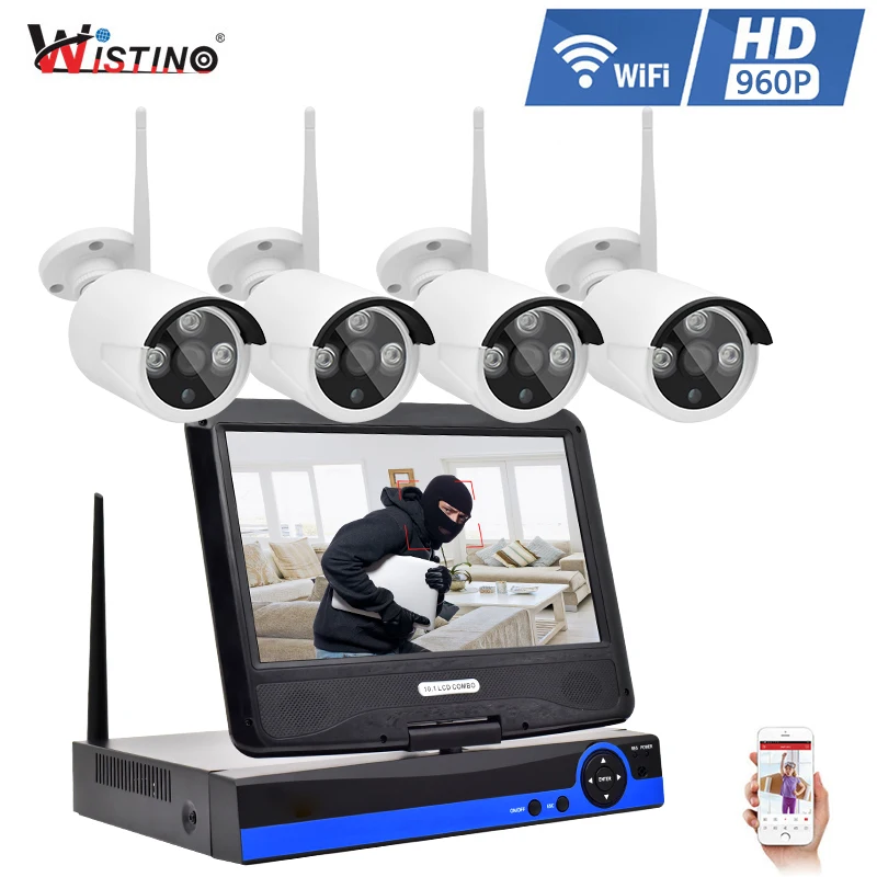 Aliexpress.com : Buy Wistino 960P CCTV System Kit Wireless ...