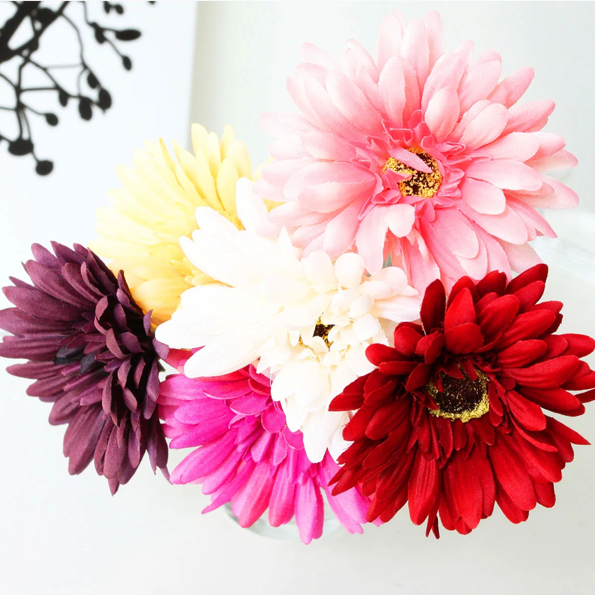 summer flowers gerbera artificial flower silk flower decoration